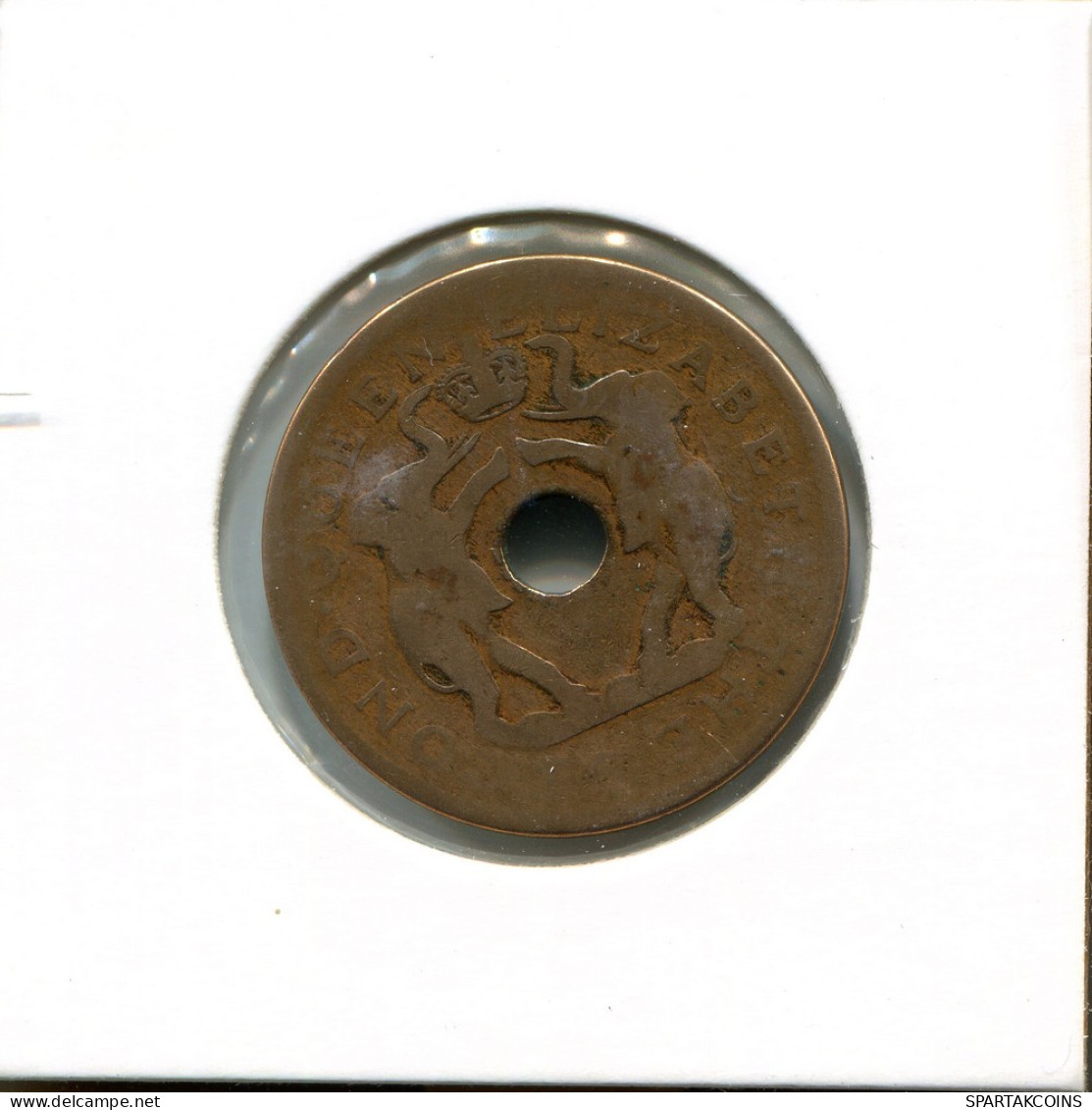 1 PENNY 1956 RHODÉSIE RHODESIA AND NYASALAND Pièce #AP624.2.F - Rhodesien