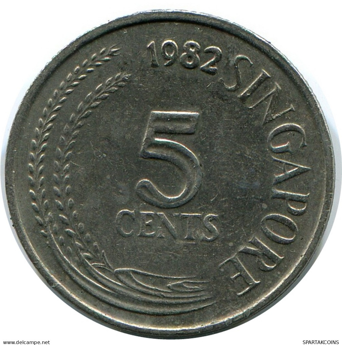 5 CENTS 1982 SINGAPOUR SINGAPORE Pièce #AR869.F - Singapour