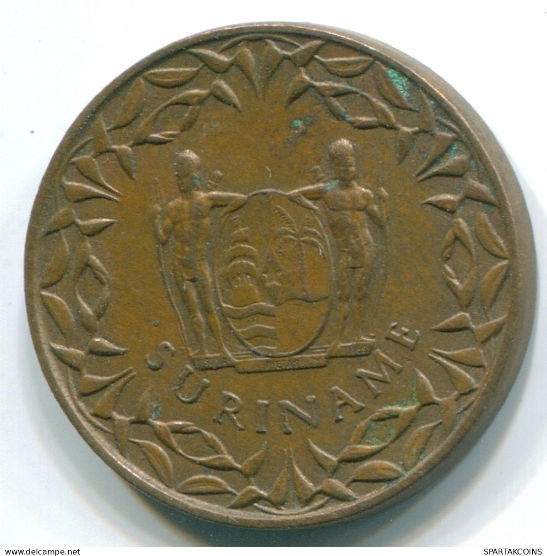 1 CENT 1970 SURINAME NÉERLANDAIS NETHERLANDS Bronze Cock Colonial Pièce #S10956.F - Surinam 1975 - ...