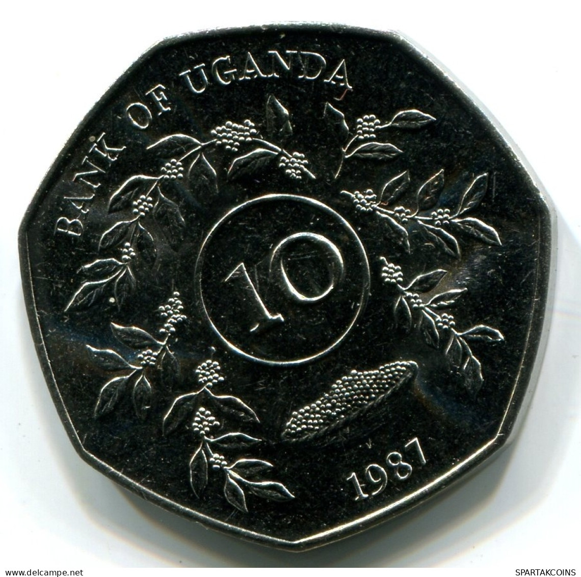 10 SHILLINGS 1987 OUGANDA UGANDA UNC Pièce #W11130.F - Uganda