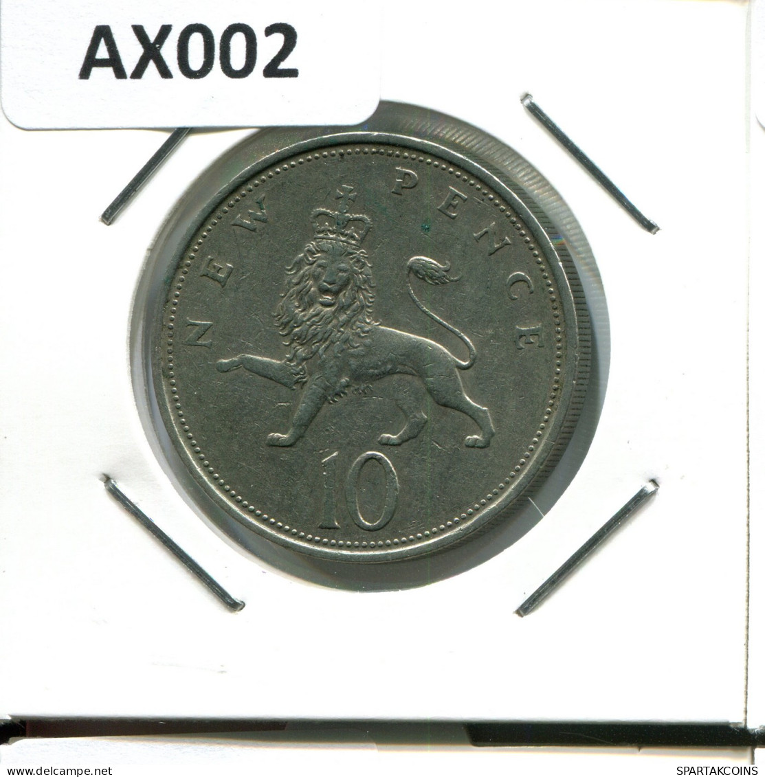10 PENCE 1969 UK GRANDE-BRETAGNE GREAT BRITAIN Pièce #AX002.F - 10 Pence & 10 New Pence