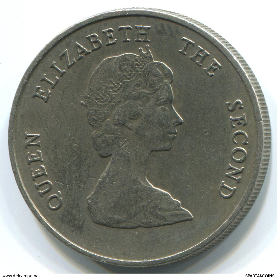 25 CENTS 1981 EAST CARIBBEAN Coin #WW1182.U - Caraïbes Orientales (Etats Des)
