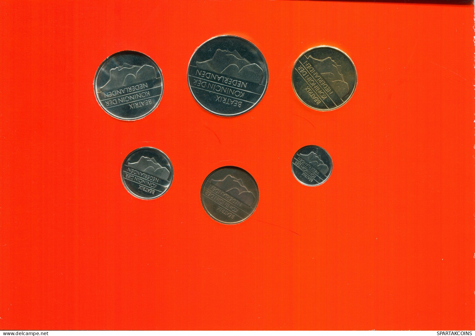 NETHERLANDS 1995 MINT SET 6 Coin #SET1032.7.U - Mint Sets & Proof Sets