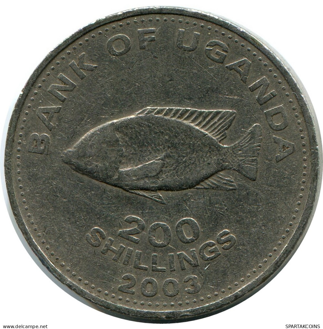 200 SHILLINGS 2003 UGANDA Coin #AP954.U - Ouganda