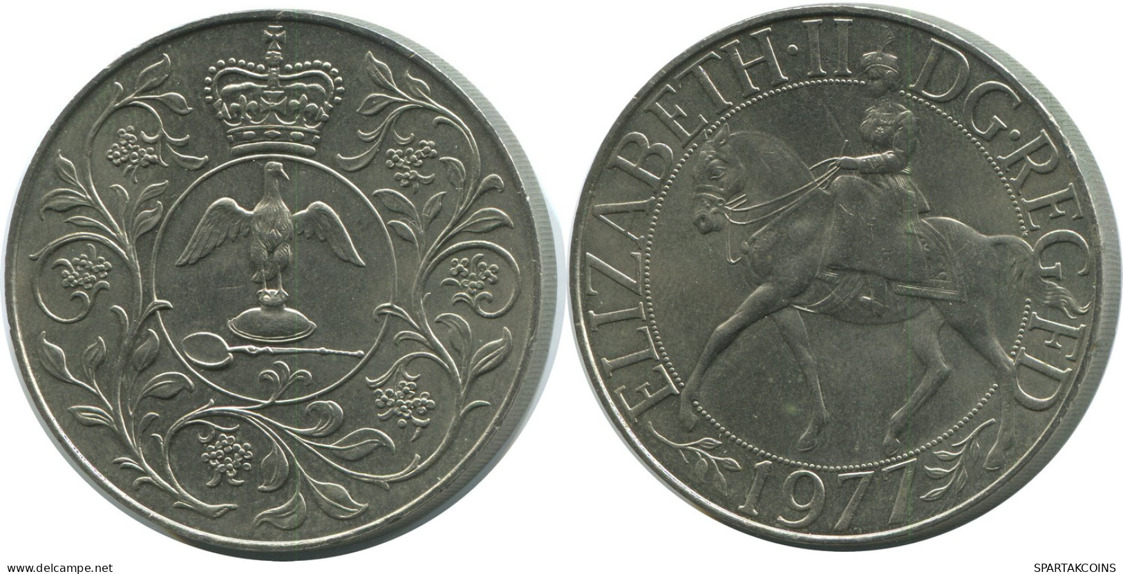 25 NEW PENCE 1977 UK GREAT BRITAIN Coin #AH008.1.U - 25 New Pence