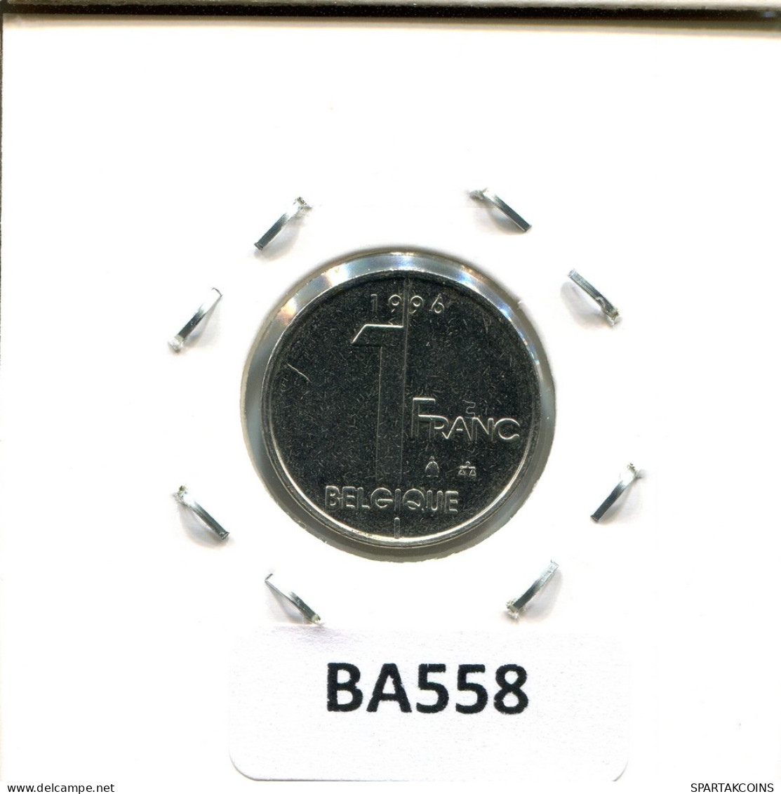 1 FRANC 1996 FRENCH Text BELGIUM Coin #BA558.U - 1 Franc