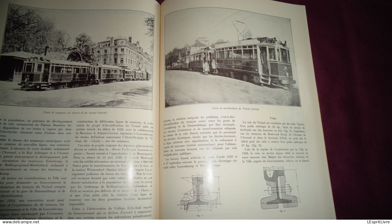 TRAMWAYS ELECTRIQUES DE LA VILLE DE LUXEMBOURG 1908 1933 Régionalisme Tram Tramway Autobus Bus Train Chemin de Fer