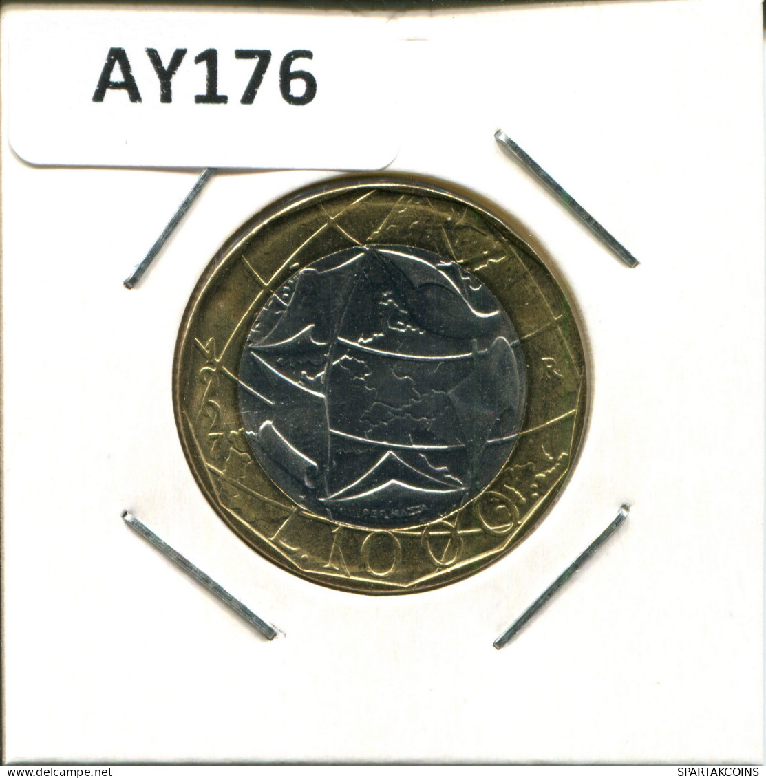 1000 LIRE 1997 ITALY Coin BIMETALLIC #AY176.2.U - 1 000 Liras