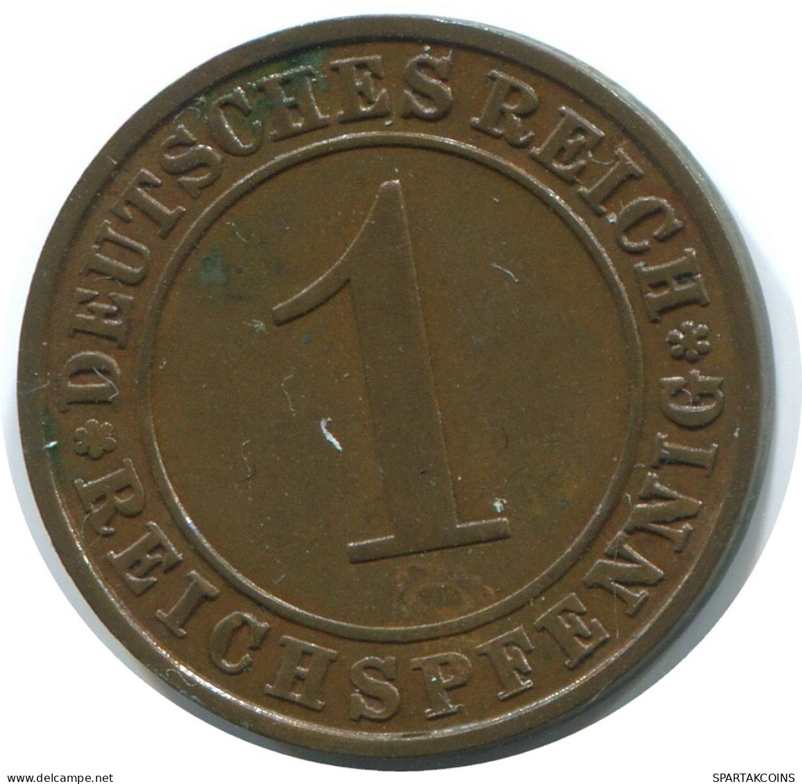 1 REICHSPFENNIG 1927 A DEUTSCHLAND Münze GERMANY #AE198.D - 1 Rentenpfennig & 1 Reichspfennig