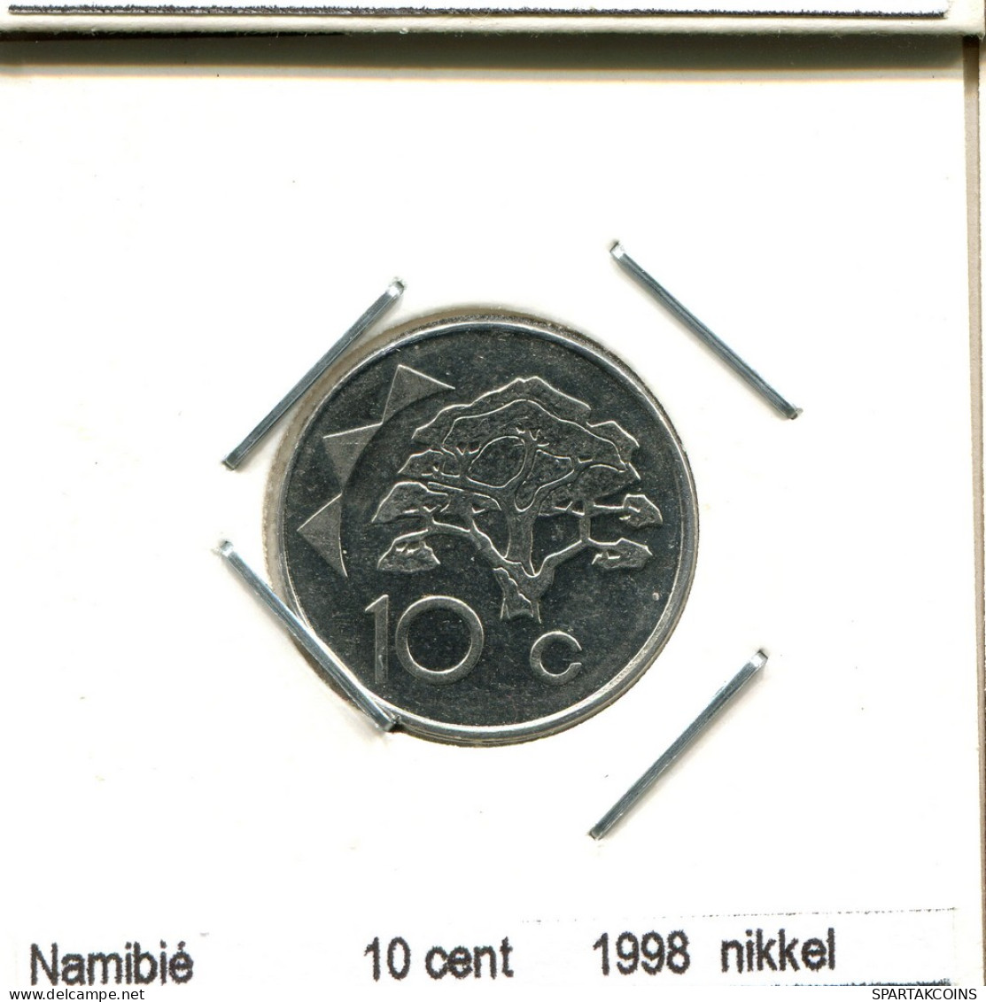 10 CENTS 1998 NAMIBIA Münze #AS397.D - Namibie