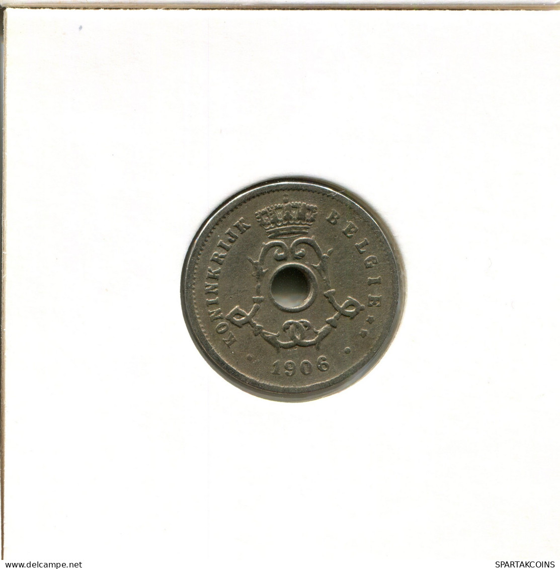 5 CENTIMES 1906 BELGIEN BELGIUM Münze #AW258.D - 5 Cents
