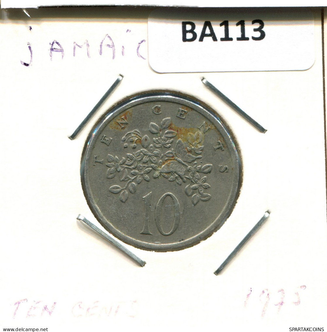 10 CENTS 1975 JAMAIKA JAMAICA Münze #BA113.D - Jamaica
