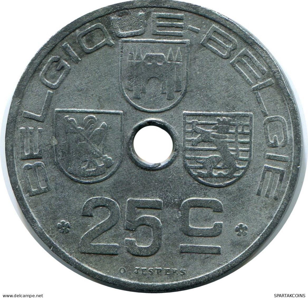 25 CENTIMES 1946 DUTCH Text BELGIEN BELGIUM Münze #BA419.D - 10 Cents & 25 Cents