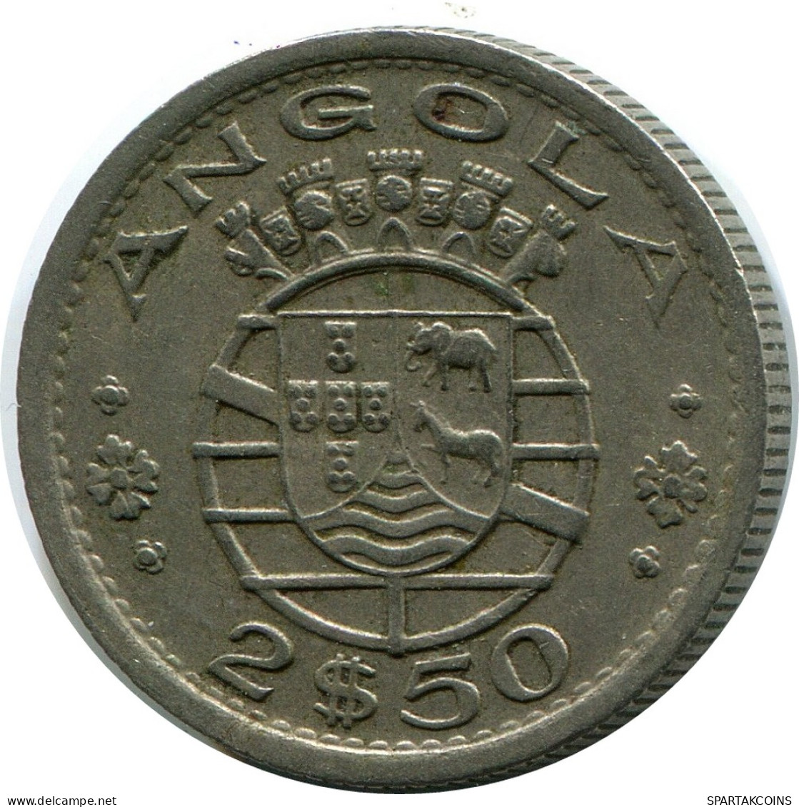 25 ESCUDOS 1956 ANGOLA Coin #AP850.U - Angola