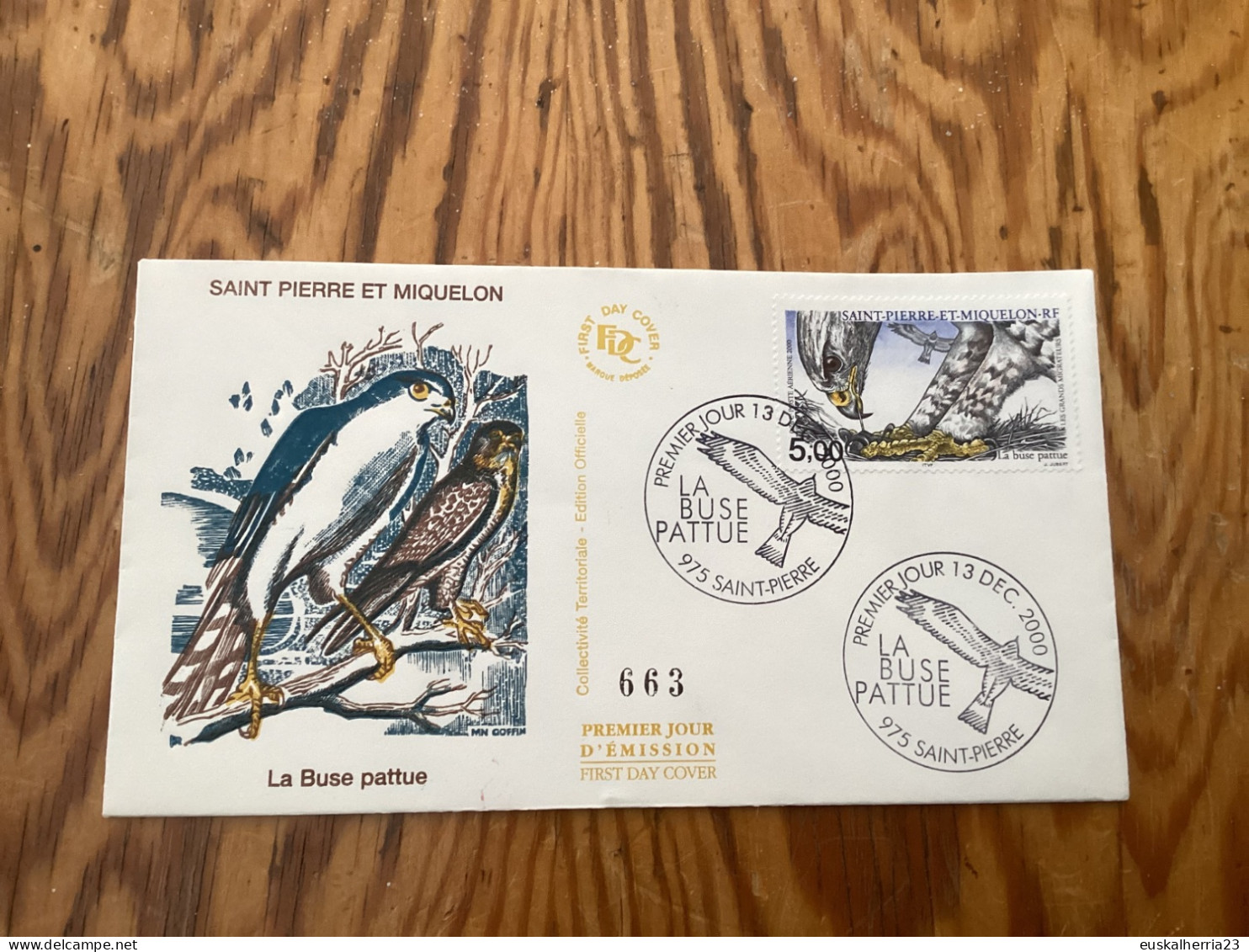 Enveloppe 1er Jour Saint-pierre Et Miquelon La Buse Pattue 200 - Used Stamps
