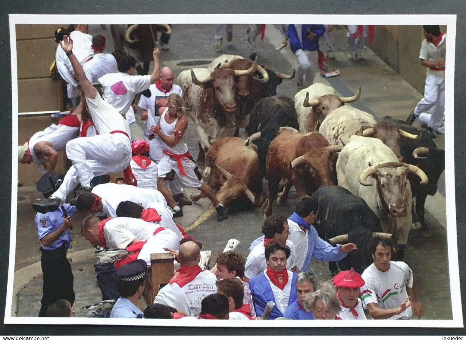 Encierro SAN FERMIN (Pamplona) 2016 - CORREOS Tarjeta Postal Prepago Tarifa C - Variedades & Curiosidades