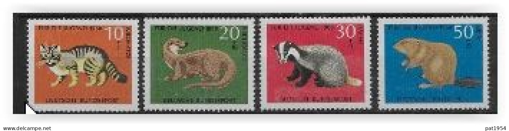 Allemagne 1968 N° 414/417 Neufs Surtaxe Jeunesse Animaux - Ungebraucht