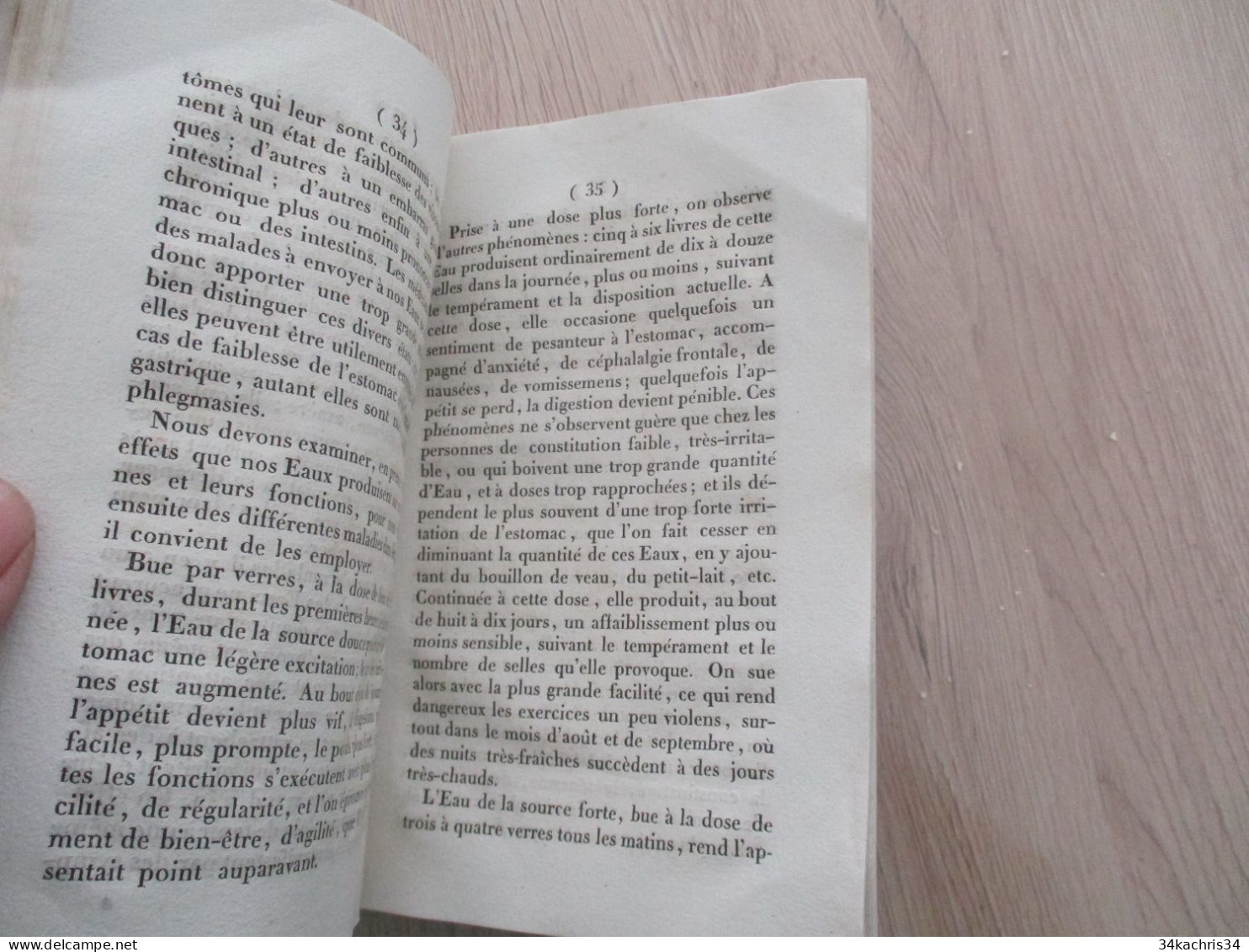 Rodez 1837 Rare 2ème édition  Traité Sur La Nature Et Les Propriétés Des Eaux Minérales De Cransac Par Murat 107p - Languedoc-Roussillon