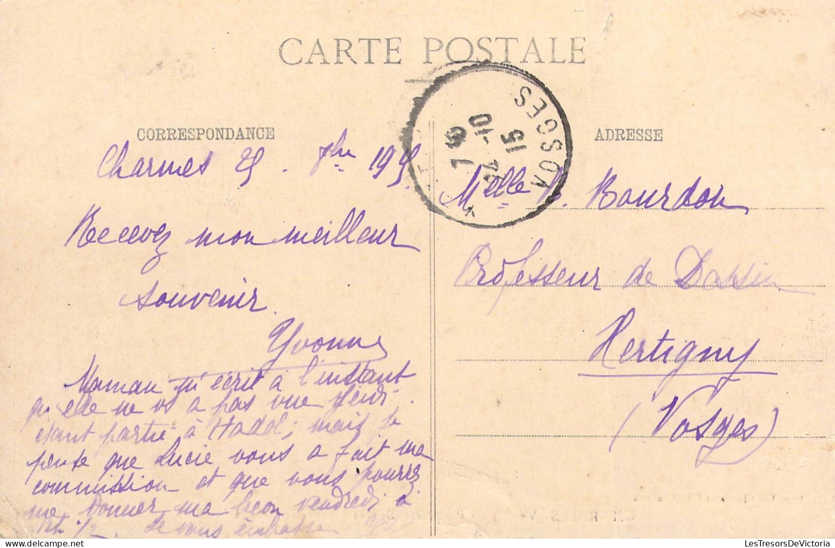 FRANCE - 88 - Charmes - Propriété Barrès - Côté Sud - Carte Postale Ancienne - Charmes