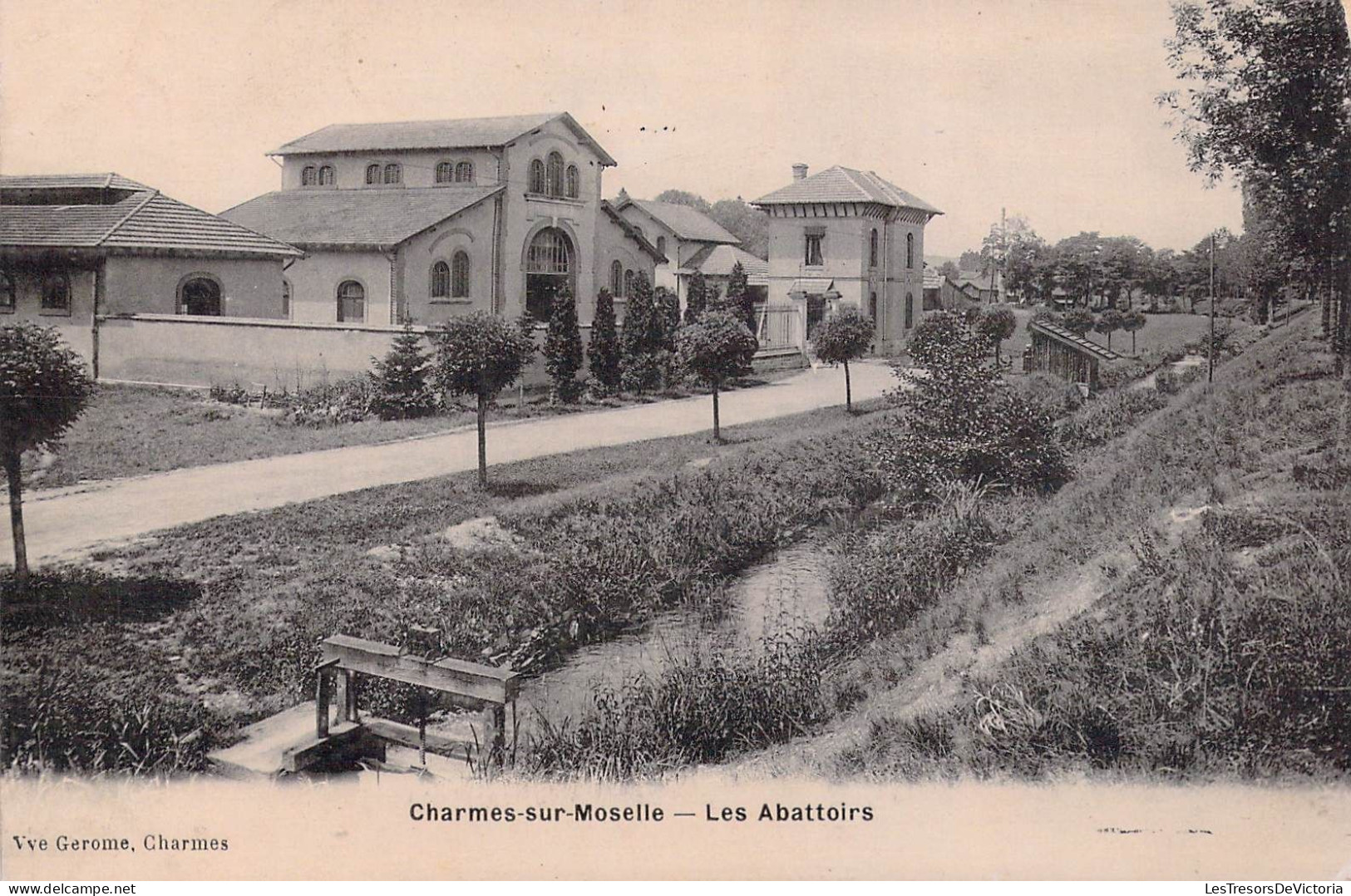 FRANCE - 88 - Charmes-sur-Moselle - Les Abattoirs - Carte Postale Ancienne - Charmes
