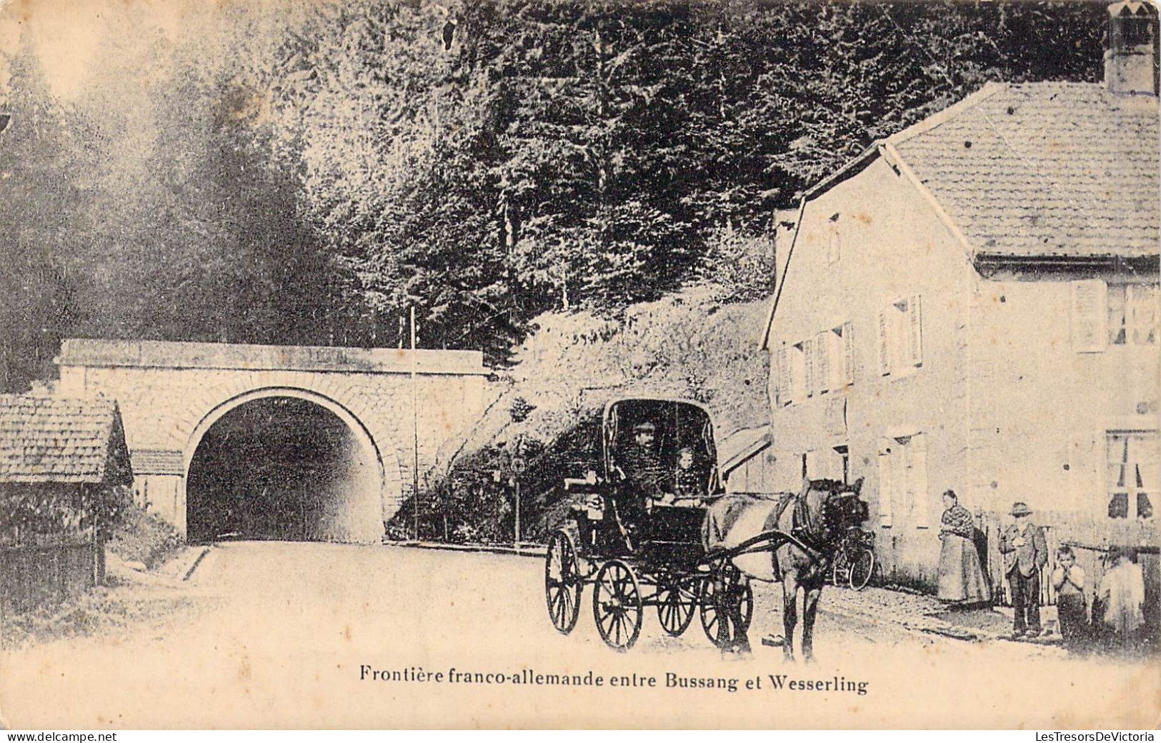 FRANCE - 88 - Frontières Franco-allemande Entre Bussang Et Wesserling - Carte Postale Ancienne - Bussang