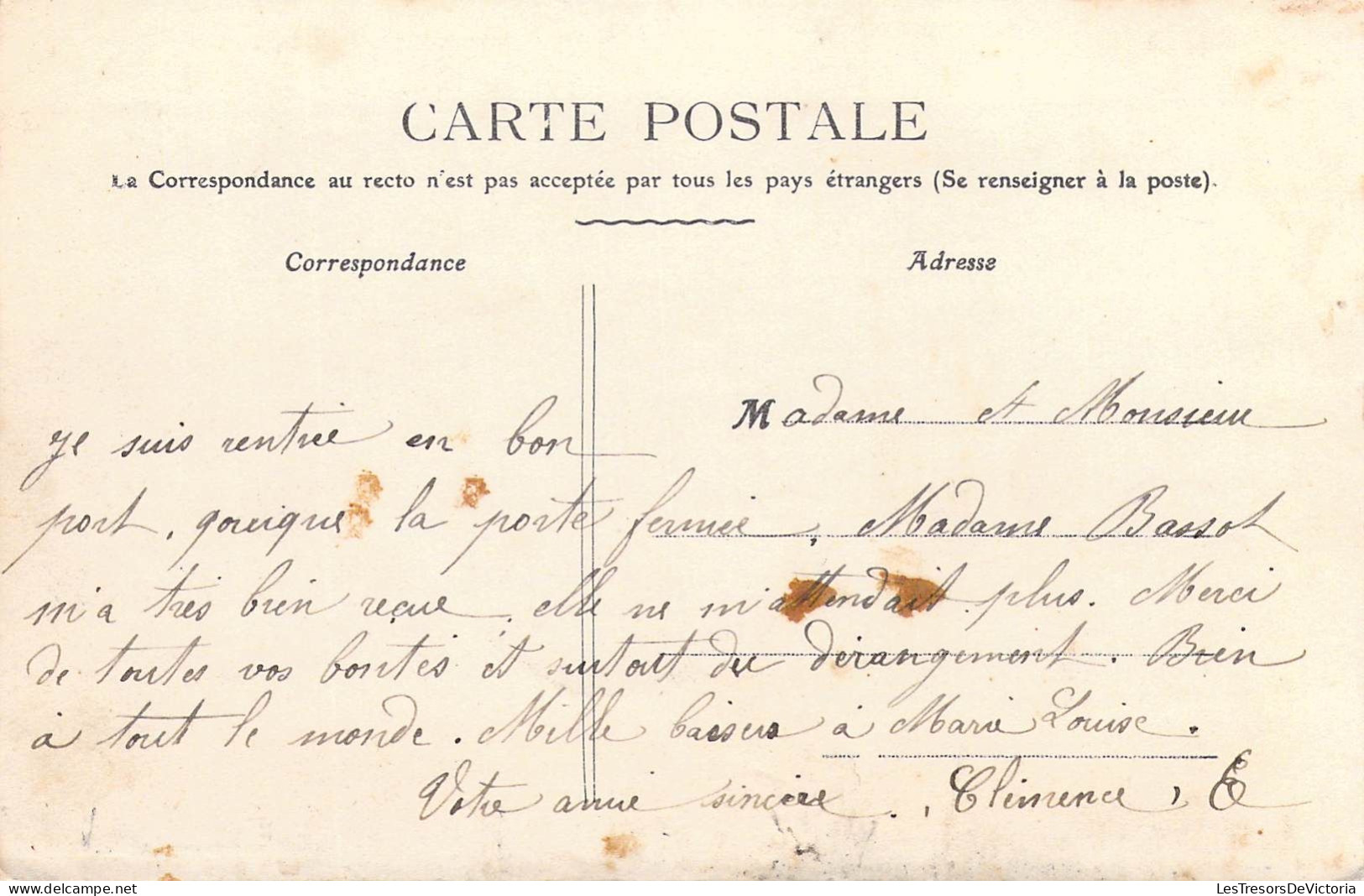 FRANCE - 88 - Une Pensée De Charmes-sur-Moselle - Carte Postale Ancienne - Charmes