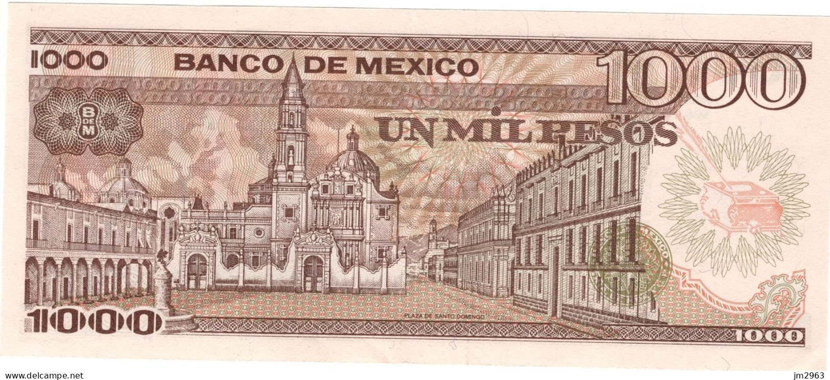 MEXIQUE 1000 PESOS 30.10.1984 XF Série WA R4742148 - Mexico