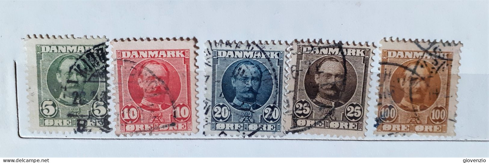 DANMARK 1907 FREDERIK VIII USED - Used Stamps