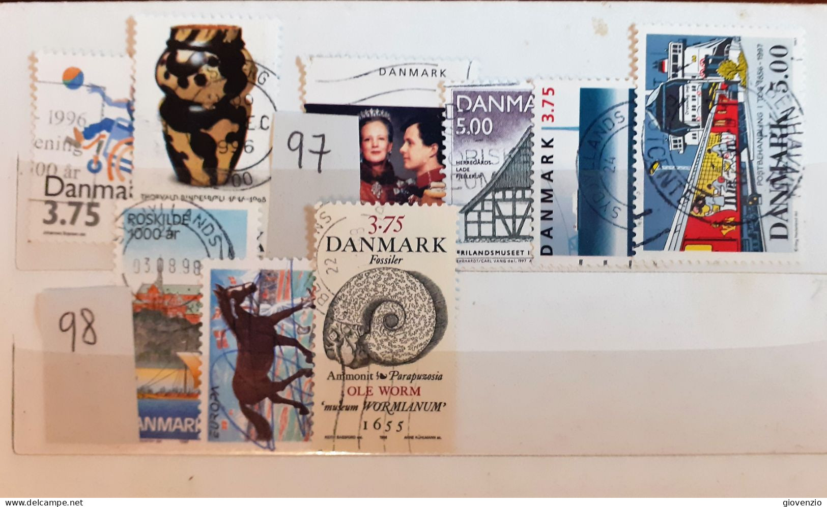 DANMARK 1960-99 USED COLLECTION IN 5 PAGES - Collections