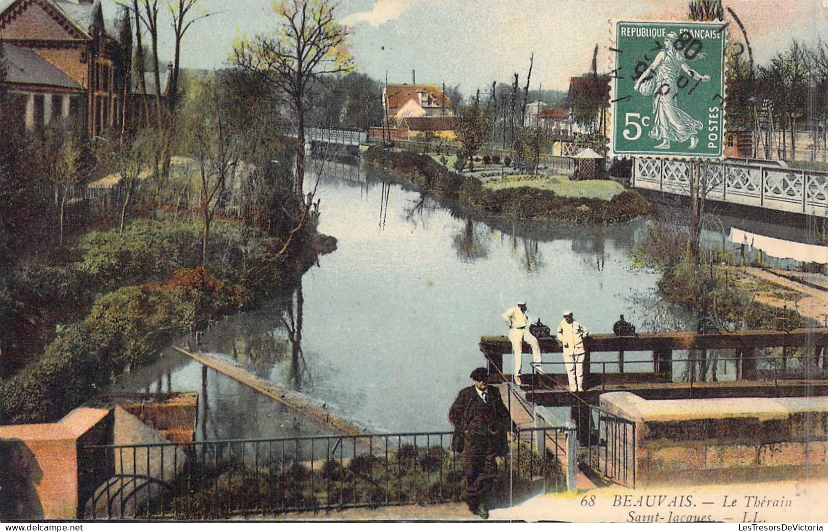 FRANCE - 60 - Beauvais - Le Thérain - Saint-Jacques - Carte Postale Ancienne - Beauvais