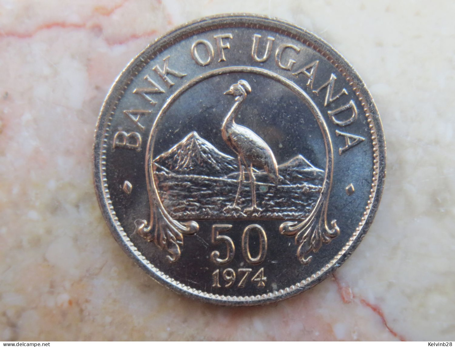 Uganda Set 3 Coins 50 Cents + 1 Shilling 1974 + 1976  KM# 4 - 4a - 5a - Ouganda