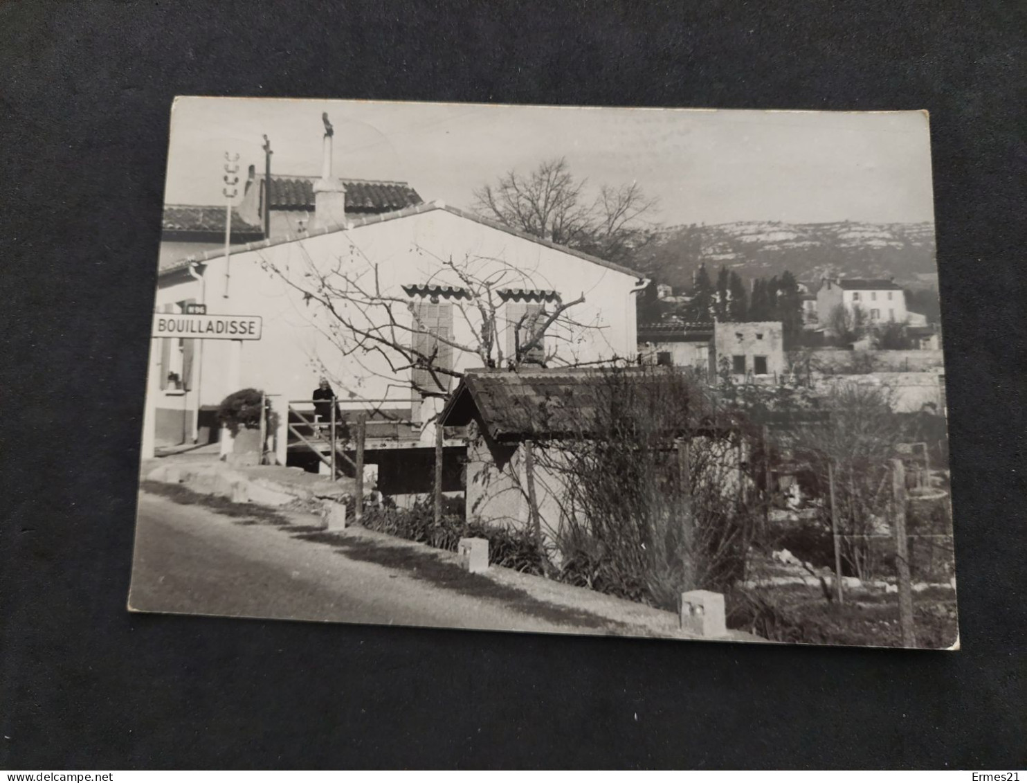 Cartolina 1955 La Bouilladisse. Quartier Du Biganou.  Condizioni Eccellenti. Viaggiata. - La Bouilladisse