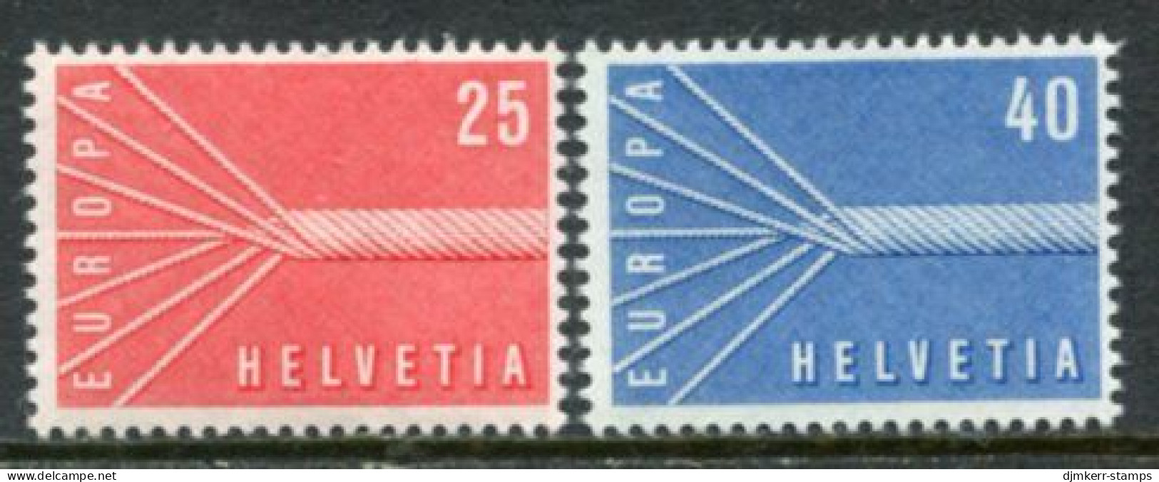SWITZERLAND 1957 Europa MNH / **. Michel 646-47 - Unused Stamps