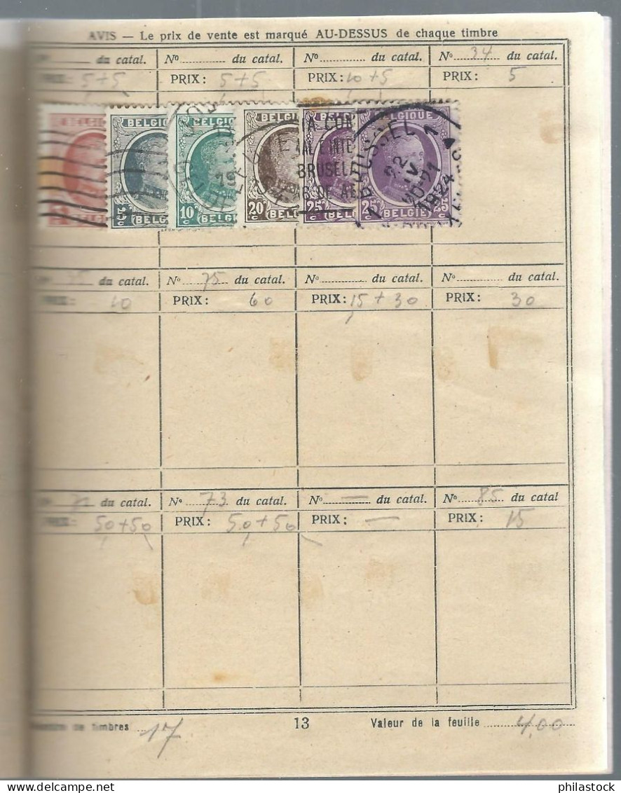 DANTZIG  MEMEL + qq Belgique dans 2 petits carnets de circulation */Obl. ensemble propre