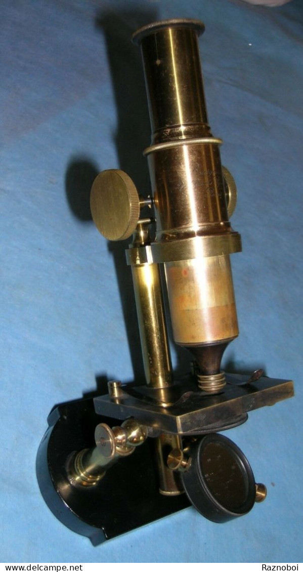 Double Pillar Hartnack Compound Microscope, circa 1875.