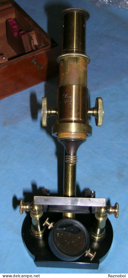 Double Pillar Hartnack Compound Microscope, circa 1875.