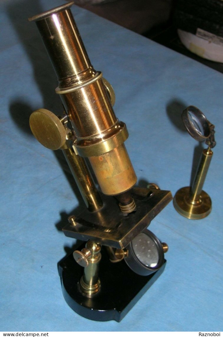 Double Pillar Hartnack Compound Microscope, circa 1875.