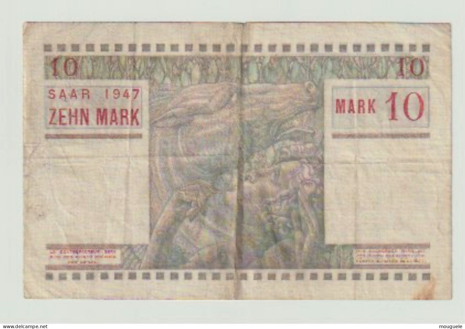 10 Mark Sarre 1947 - 1947 Sarre