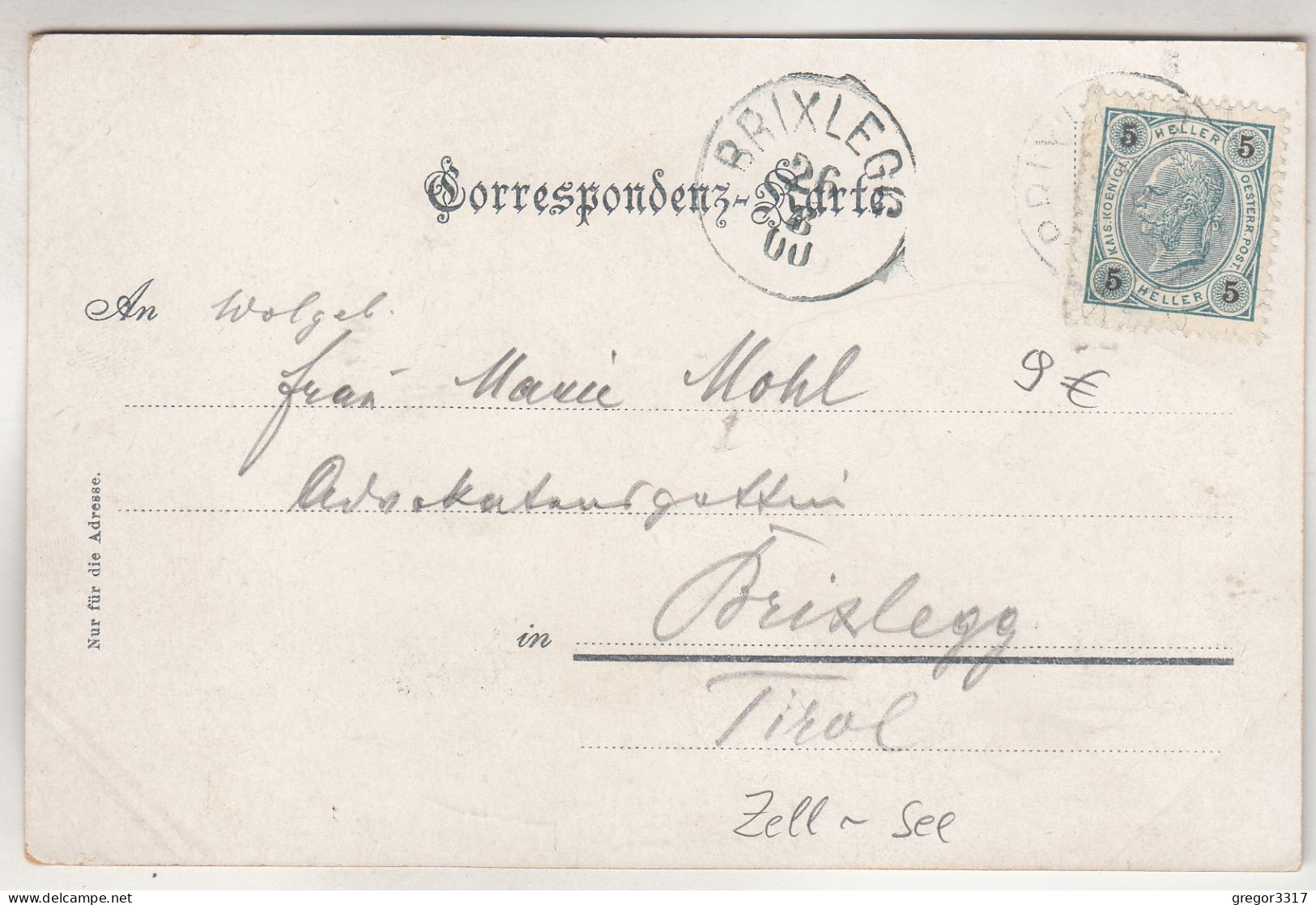 C7406) SAALFELDEN - Sehr Alte Photochromikarte 807 - Kirche Häuser Purger & Co - 1900 - Saalfelden