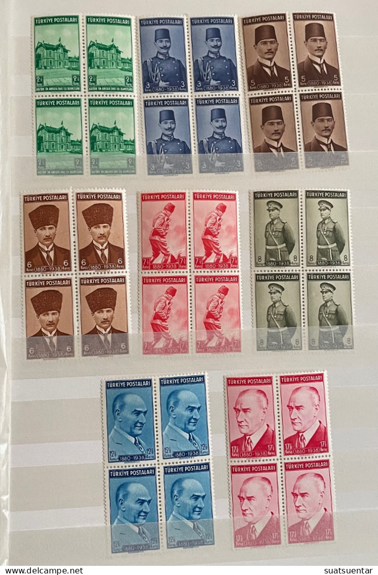 1939 1.Anniversary Of The Darth Atatürk Full Set MNH Isfila 1409-1416 - Nuovi