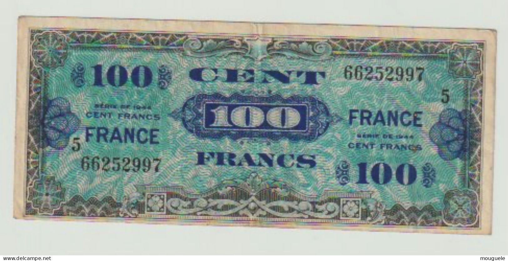 100 Francs Drapeau Série 5 - 1944 Flag/France