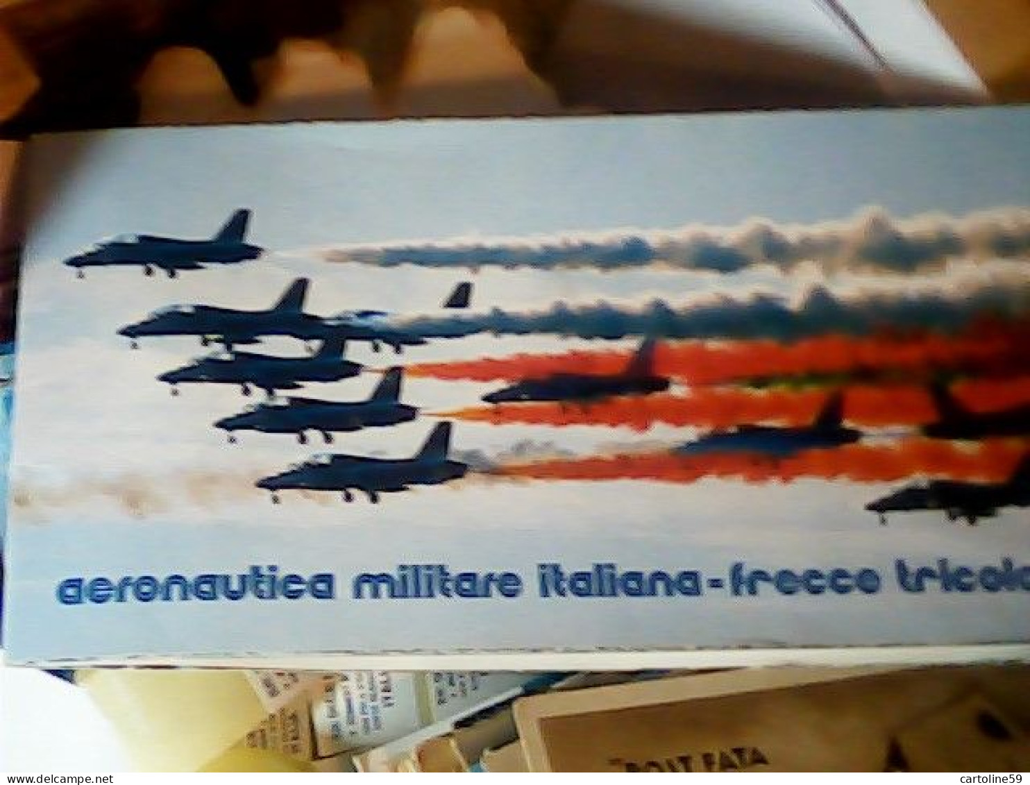 BROCHURES FRECCE TRICOLORI CACCIA AEREI PATTUGLIA ACROBATICA  ITALIA 1987 POSTER JH10596 - Aviazione