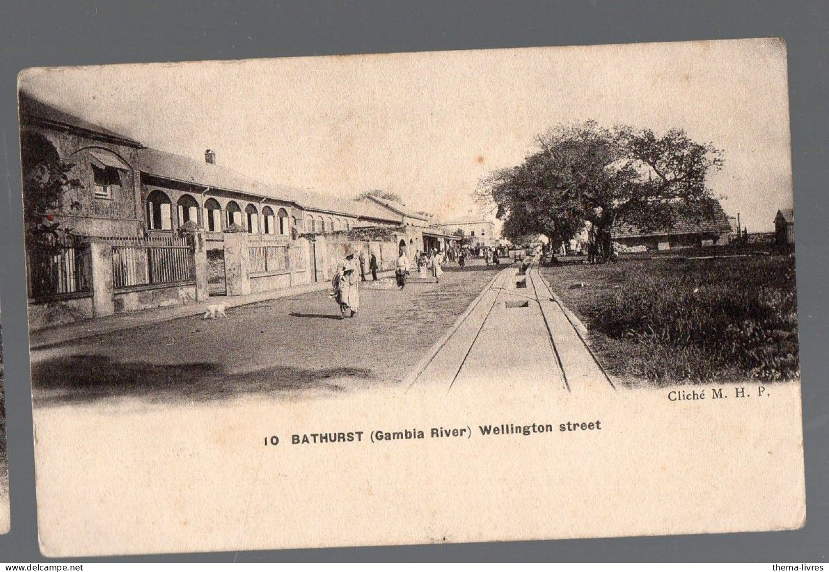 Bathurst  (Gambie) Wellingston Street 1914 Avec Un Timbre De SIerra Leone (PPP41728) - Gambie