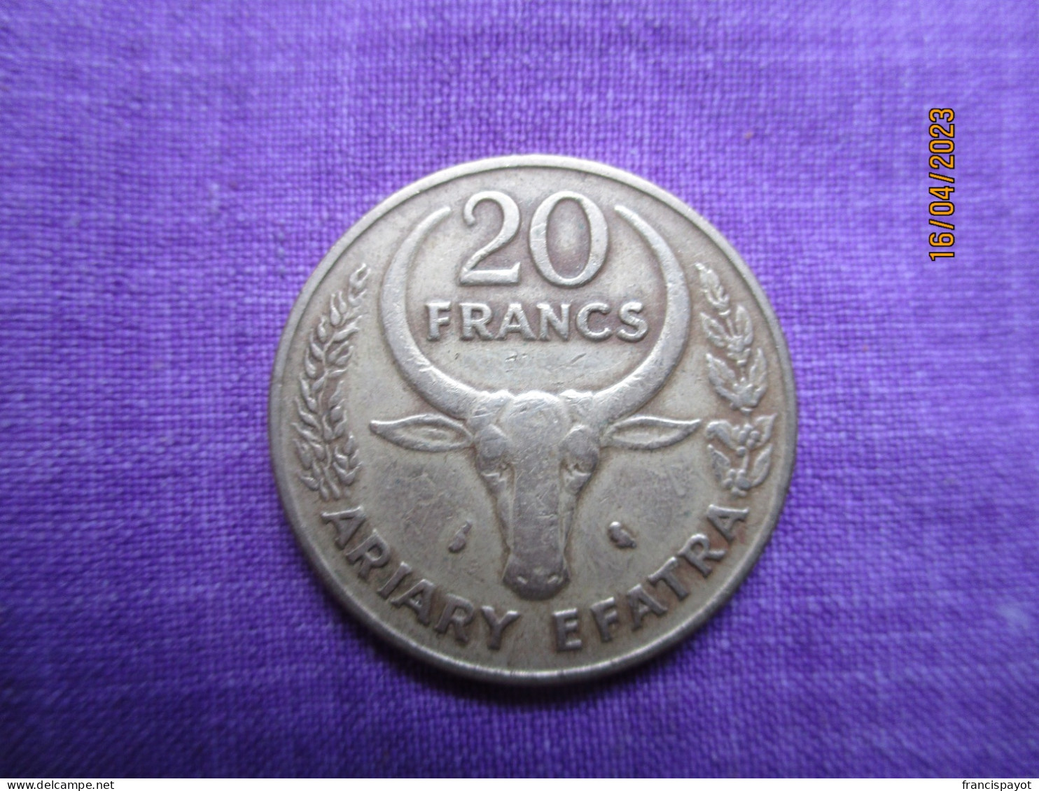 Madagascar: 20 Francs 1971 - Madagascar