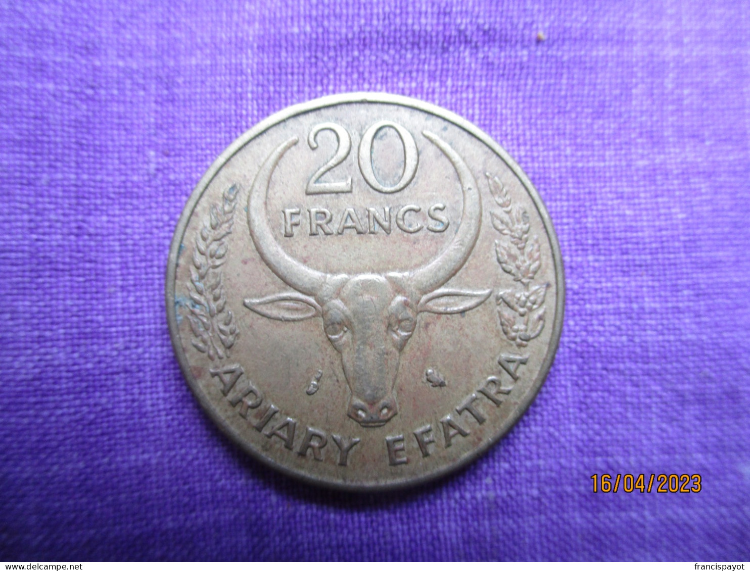 Madagascar: 20 Francs 1972 - Madagaskar