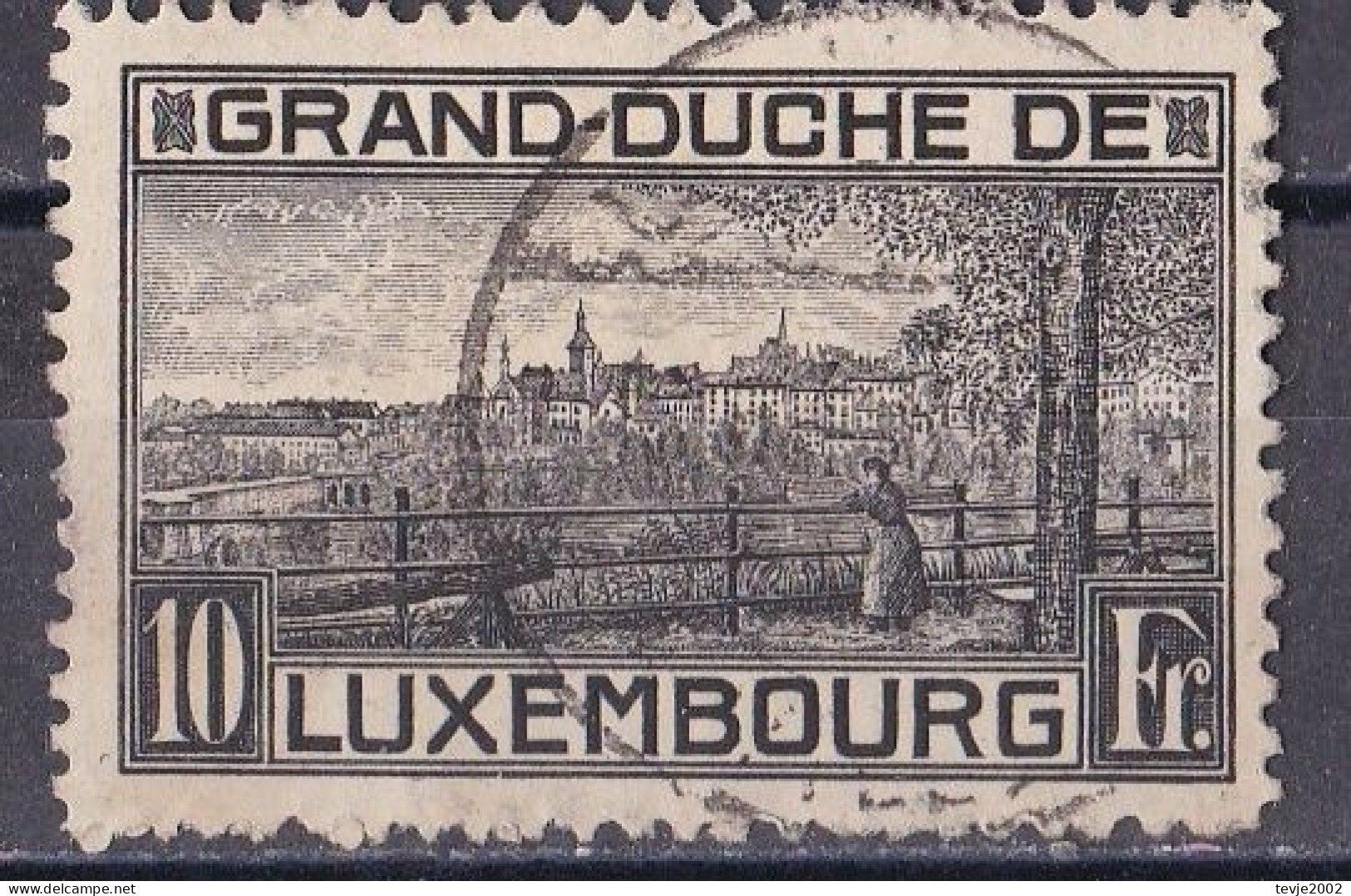 Luxemburg 1923 - Mi.Nr. 143 A - Gestempelt Used - Oblitérés