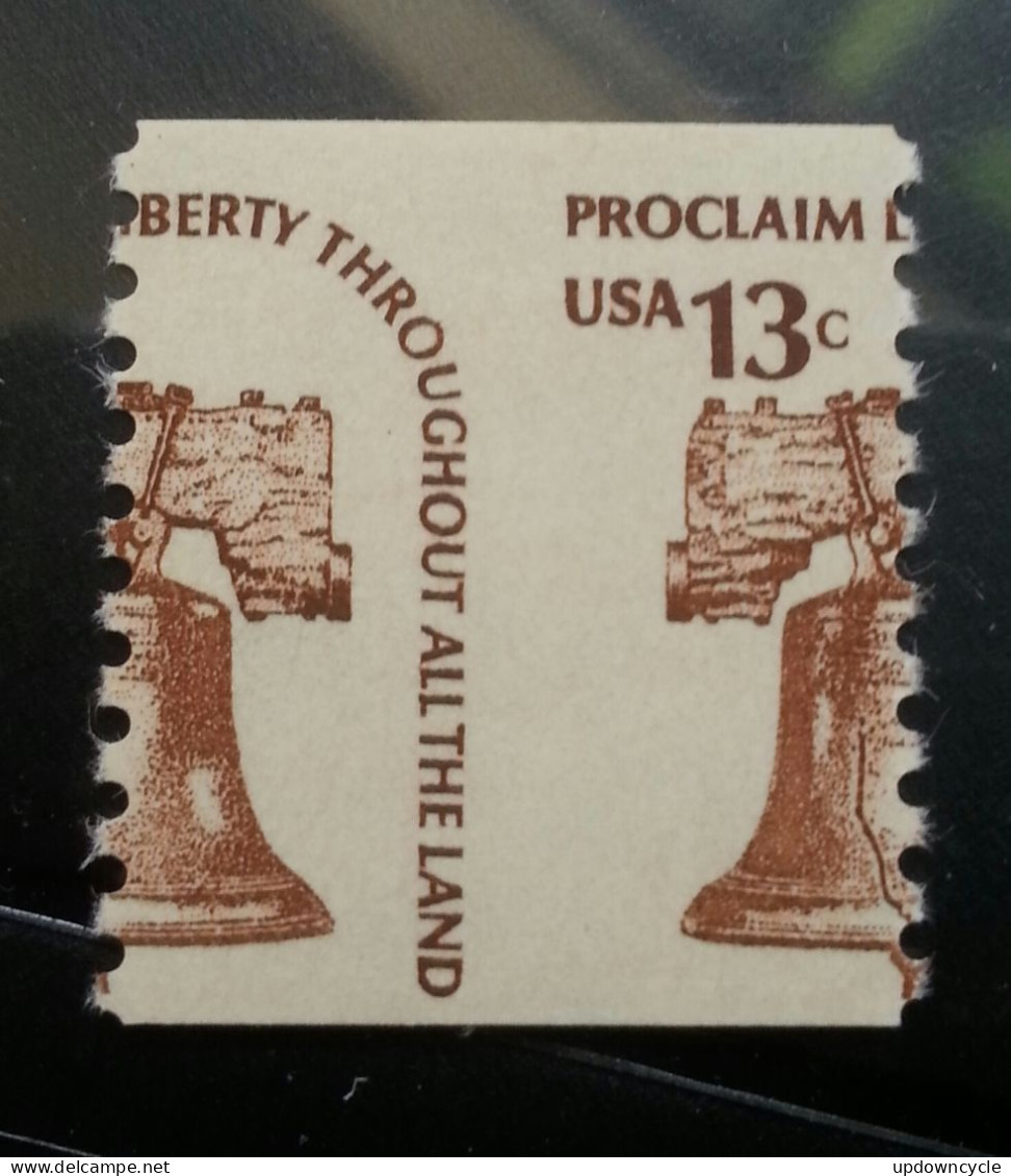 USA 1975 Perf. Error 13c Liberty Bell MNH OG SC#1618 - Abarten & Kuriositäten