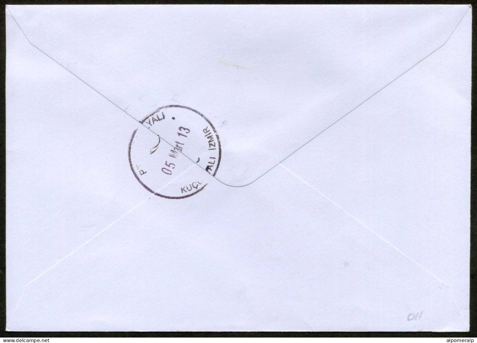 Japan, Togura 2013 Air Mail Cover Used To İzmir | Mi 2509A, 5175 Butterfly, Daisy, Houses In Snow, UNESCO World Heritage - Briefe U. Dokumente