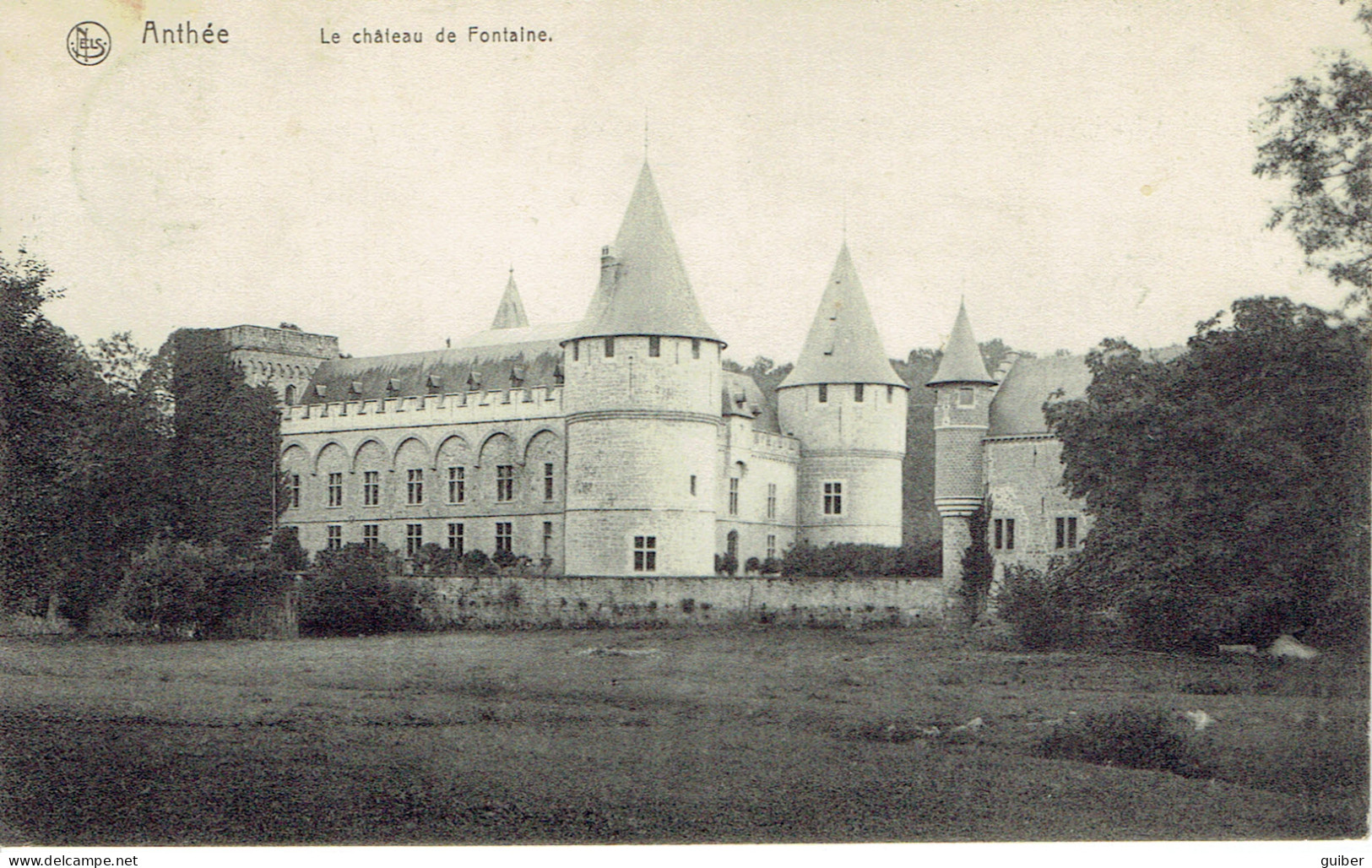 Anthée Chateau De Fontaine 1913 Edit. Henry Deroyer - Onhaye