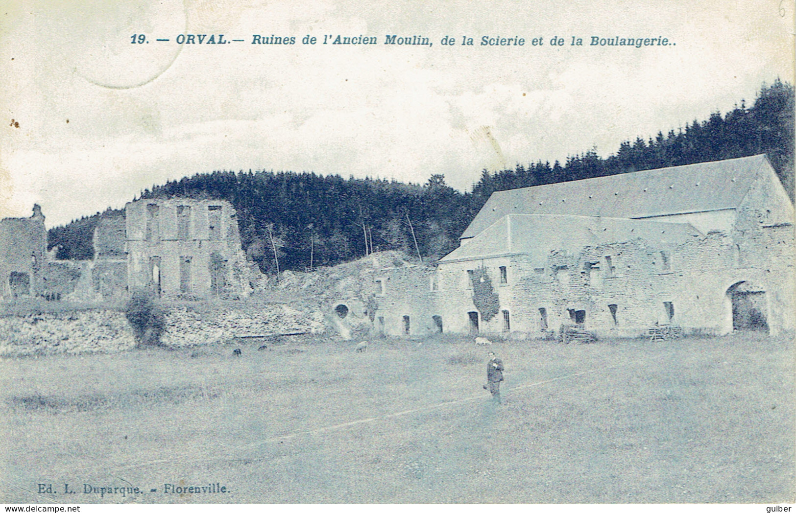 Orval Ruines De L'ancien Moulin De La Scierie  Et De La Boulangerie  Duparque N° 19 - Florenville